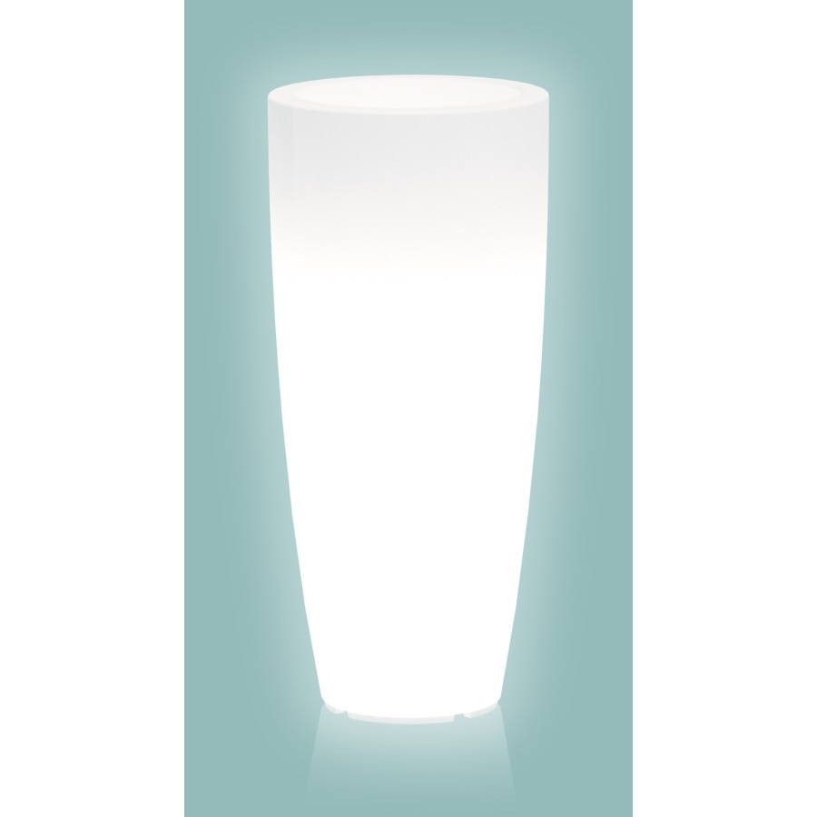 Pot lumineux multi couleurs STILO design grand modèle pour l'extérieur Pot lumineux multi couleurs STILO design grand modèle pour l'extérieur