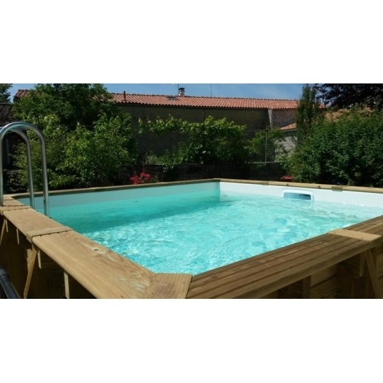 Piscine bois BABY DETENTE  Hors sol  ou  enterrée qualité professionnelle