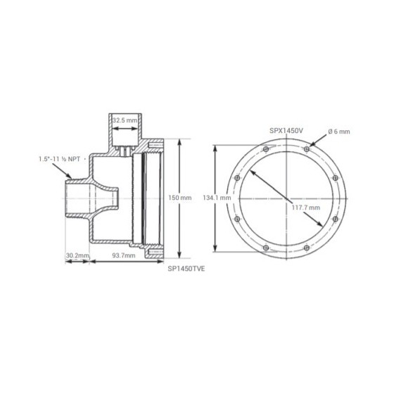 Refoulement HAYWARD TURBO JET pour liner plan