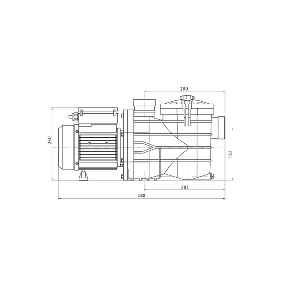 Pompe de filtration à vitesse variable MJB VSD VIPOOL pour piscine