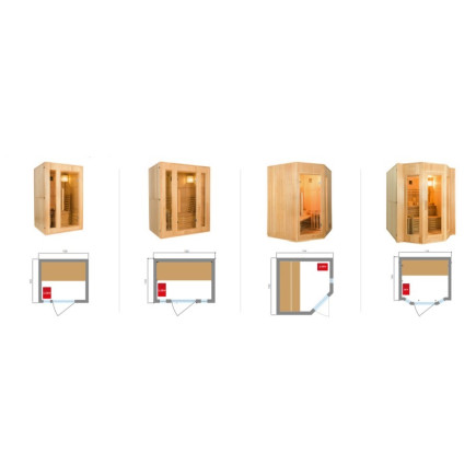 Sauna Vapeur ZEN de 2 à 4 places - Traditionnel