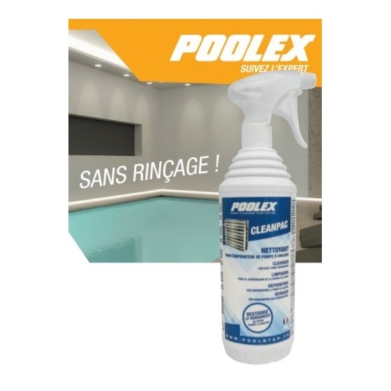 Nettoyant pour pompe à chaleur POOLEX CLEANPAC