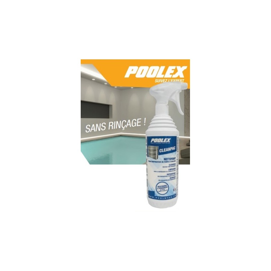 Nettoyant pour pompe à chaleur POOLEX CLEANPAC