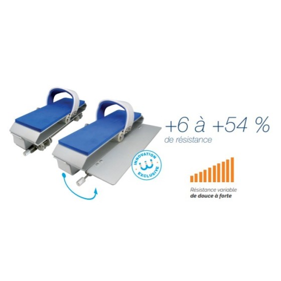 pédales-waterflex-clapet-confort-ADS-ACP2-orange-bleu