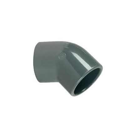 Coude femelle à coller 45° pour PISCINE
