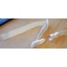 Boucle anti-soulèvement fixation paroi avec lanière – Coloris blanc – SOFATEC