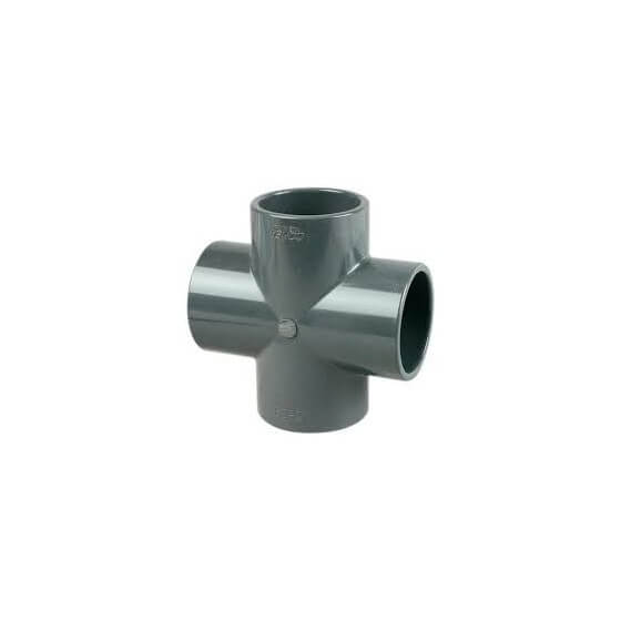 Croix femelle à coller PVC pression pour PISCINE