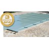 Bache à barre  Rectangle complet de qualité Classique pour piscine M x m et de couleur sable