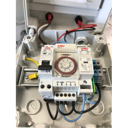 Horloge de programmation pour coffret de filtration mur filtrant GS