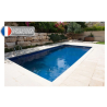 Piscine complète traditionnelle en PVC Rectangulaire 4m80 x 4m qualité professionnelle