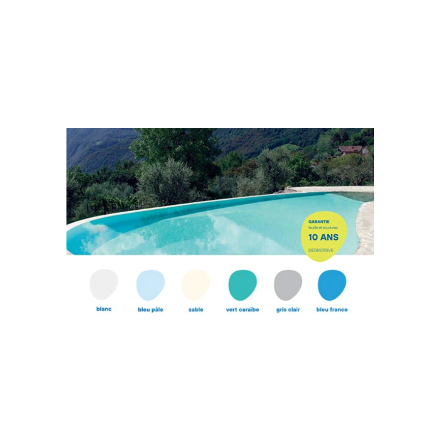 Piscine traditionnelle PVC-made in france