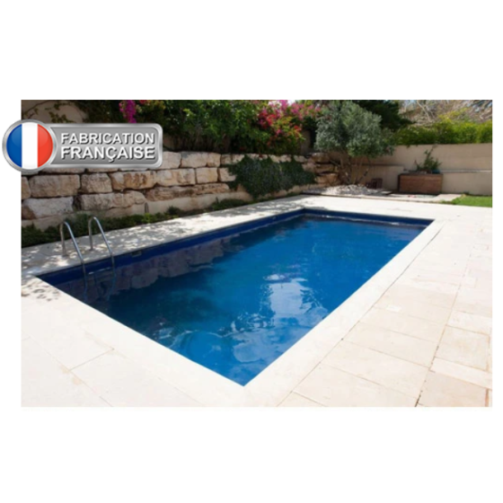 Piscine complète traditionnelle en PVC Rectangulaire 7m80 x 3m qualité professionnelle