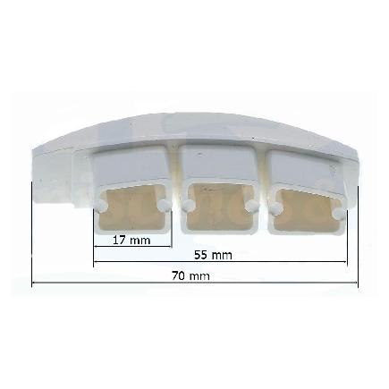 Bouchons de lames de volet à coller droit APF