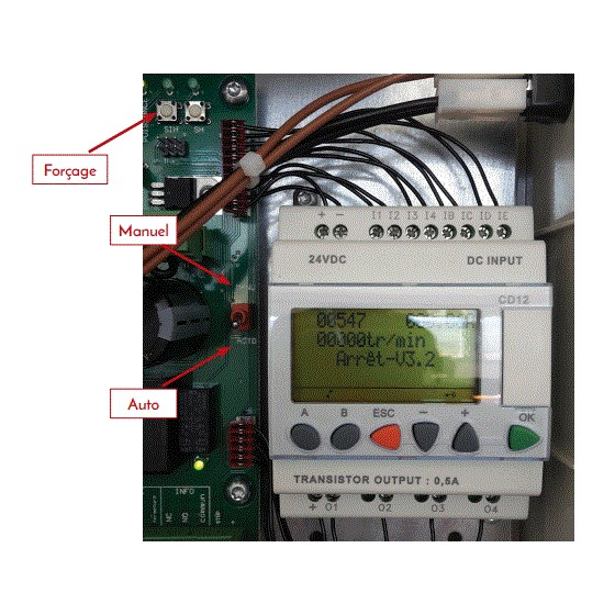 Coffret électrique pour moteur volet roulant immergé piscine APF