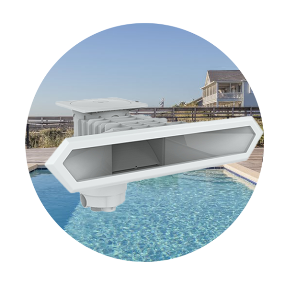 Skimmer miroir WELTICO WE-LINE A800 pour piscine