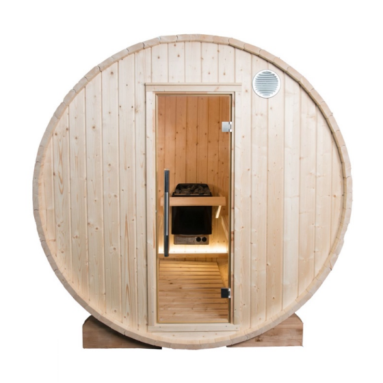 Sauna d'extérieur modèle KAMMI de chez HARVIA