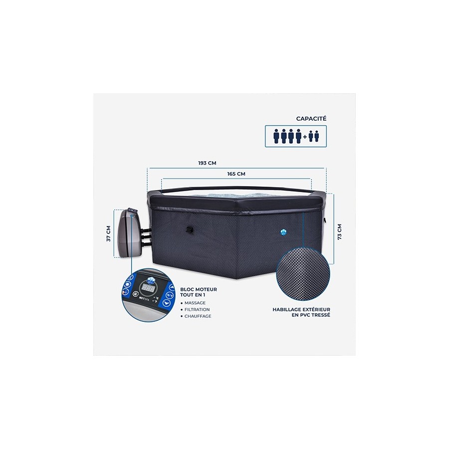 Spa-semi-rigide-OCTOPUS-pour-4-à-6-personnes dimensions