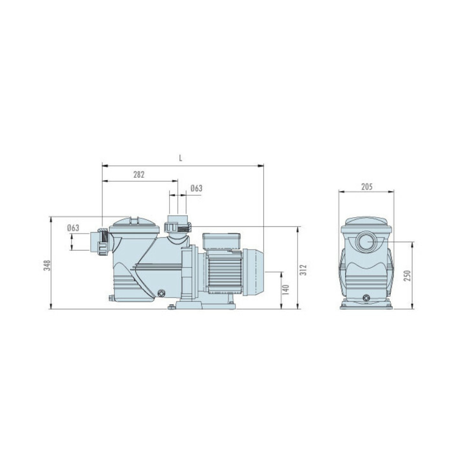 Pompe de filtration mono NIAGARA pour piscine