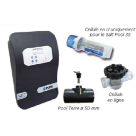 Salt Pool Evo 2 – Électrolyseur de sel pour piscine jusqu’à 140 m³