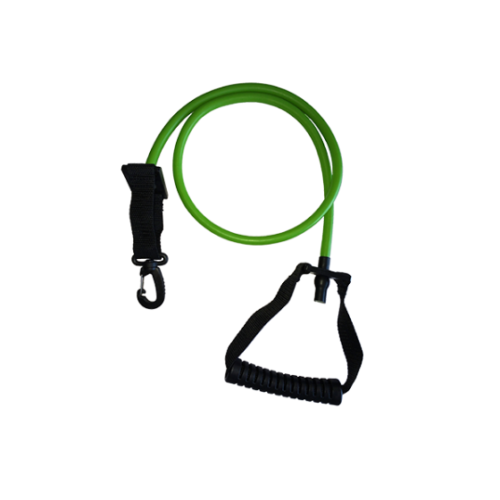 Elastique-de-force-pour-aquabike-résistance-niveau-2-coloris-vert-WATERFLEX