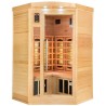 Sauna Infrarouges APOLLON 2 à 4 places - Technologie QUARTZ