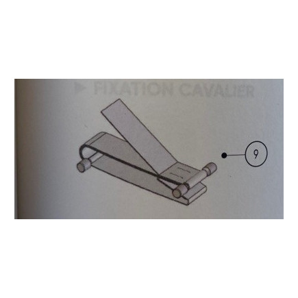 Sangle 25mm de sécurité Pushlock pour tablier de volet DEL