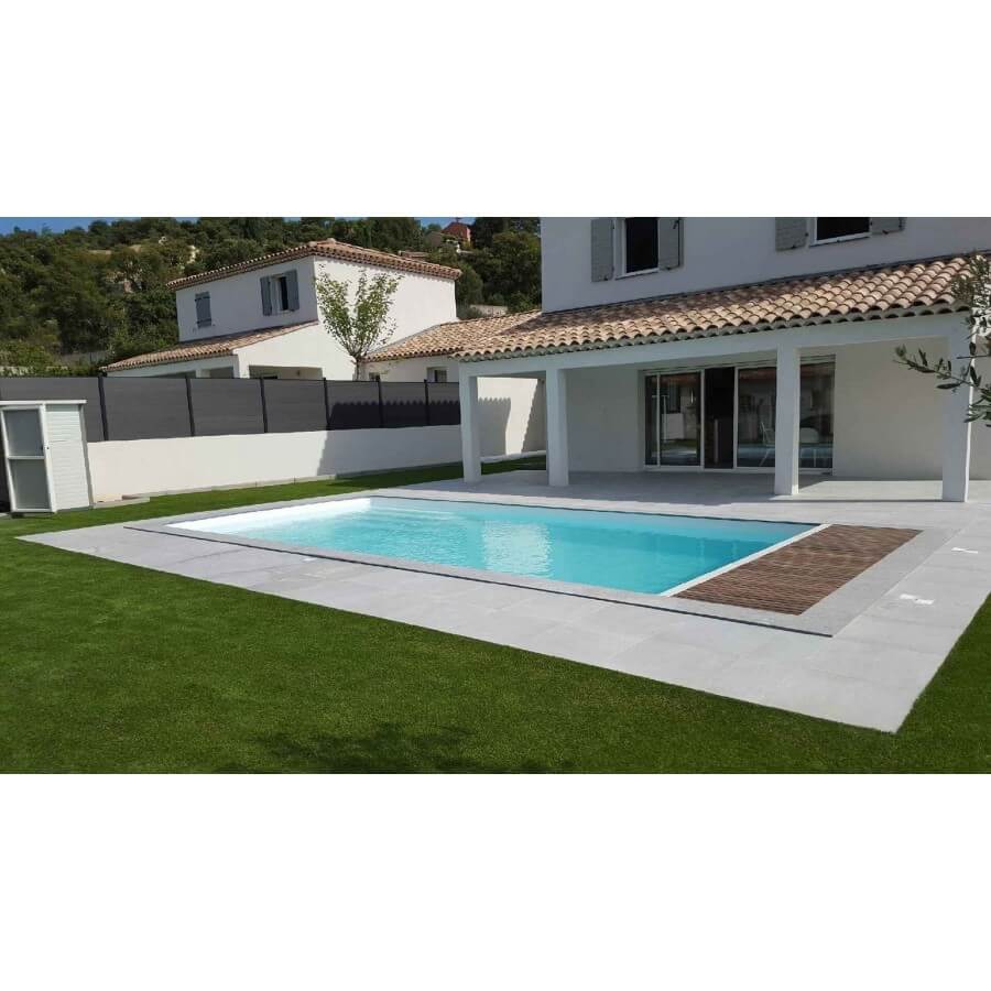 Caillebotis POOL SUCCESS-derrière-poutre-IPE-Strié