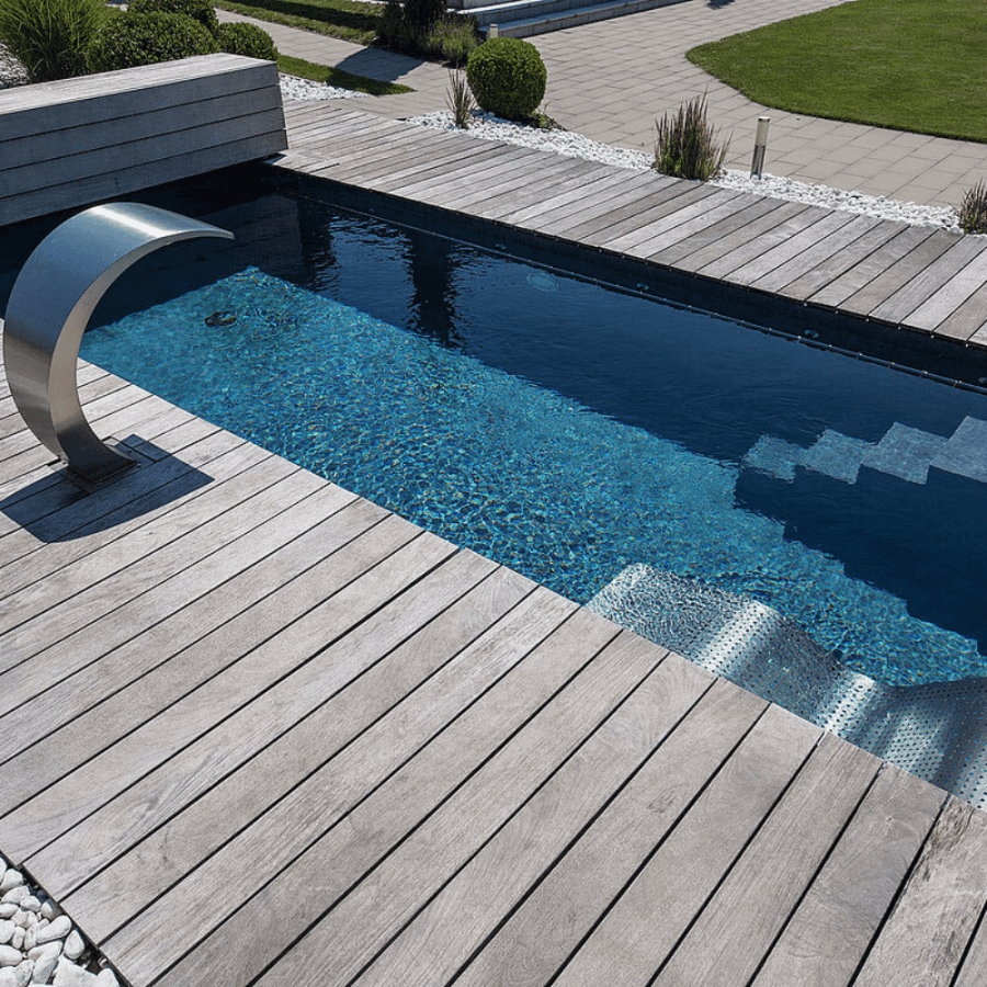 Piscine avec PVC armé ALKORPLAN 3D TOUCH 3000 couleur prestige