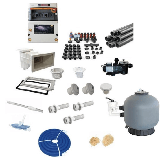 KIT de filtration complet pour piscine jusqu'à 50m3 :