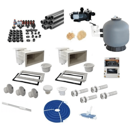 Kit de filtration traitement chlore 2 APF-2024