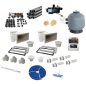 KIT de filtration complet pour piscine jusqu'à 75m3