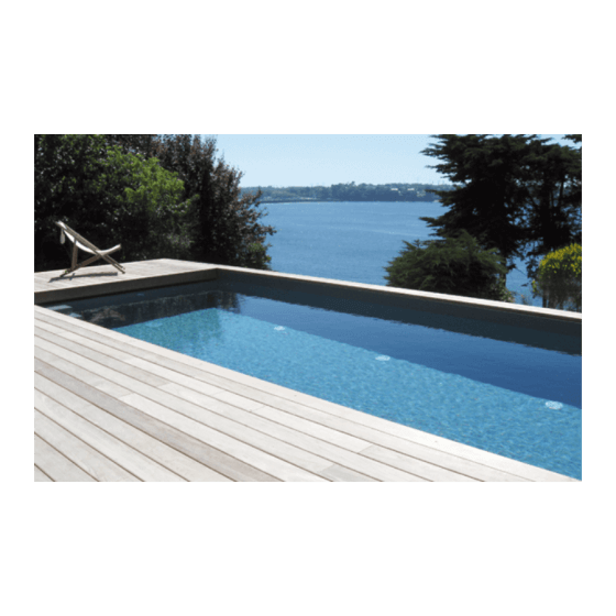 Liner 75/100 Vernis couleur Sable sur mesures pour piscine réf : FORSTER