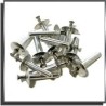 Rivets inox à frapper 4,8x26mm pour piscine PVC armé (Boîte de 200pcs)