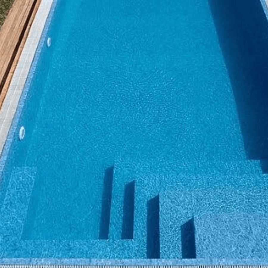 photo d'une piscine avec Pvc armé ALKORPLAN ALIVE 165/100 couleur bleu