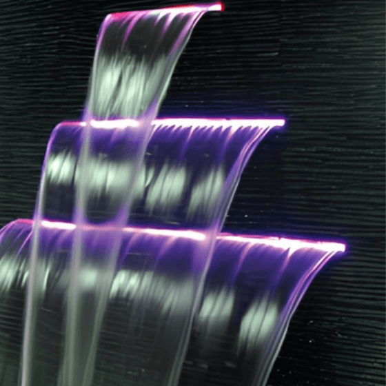 Cascade piscine LED Laminar EMAUX