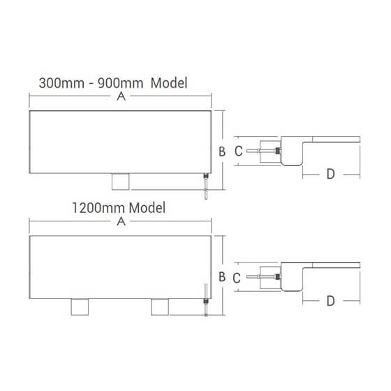 schéma Cascade piscine LED Laminar EMAUX