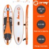 Windsurf ZRAY W1 - Pack avec voile