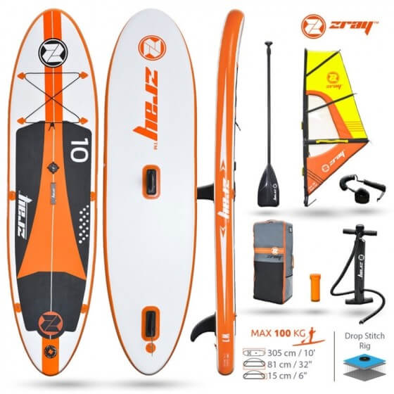 Windsurf ZRAY W1 - Pack avec voile