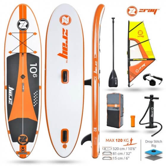 photo du pack Windsurf ZRAY W2 - Pack avec voile