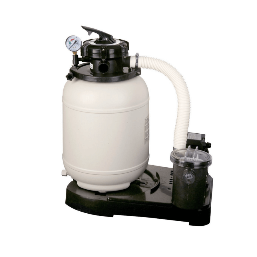 pompe de filtration pour Kit Piscine Hors sol ronde en acier facile à installer - pack filtration et liner