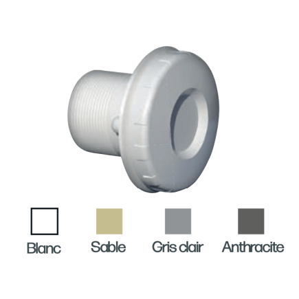 Prise balai classique - pièce à sceller pour piscine