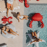 Pouf Flottant XL Crabe Rouge – MX Home | Mobilier Design Piscine