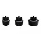 Bouchons d'hivernage standard hors filtration pour piscine - lot de 3