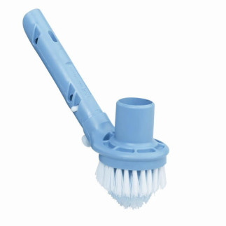 Brosse Ronde Pour Nettoyer Les Coins De Piscine - Well2wellness - Compatible Avec Tous Les Manches Télescopiques