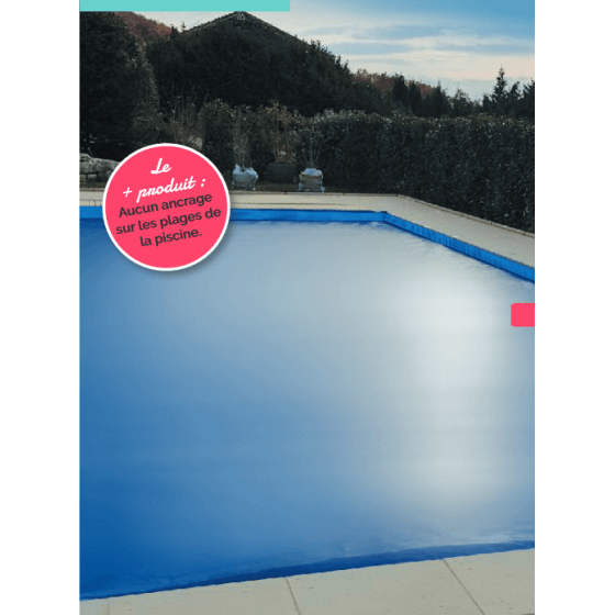 Ecran de protection de volet de piscine sur mesures NOVA PLUS rèf : GAILLARDON