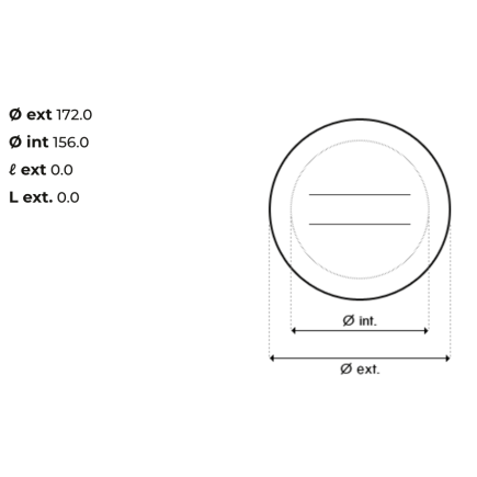 Couvercle transparent pour pompe de filtration de piscine Sproline avec bride