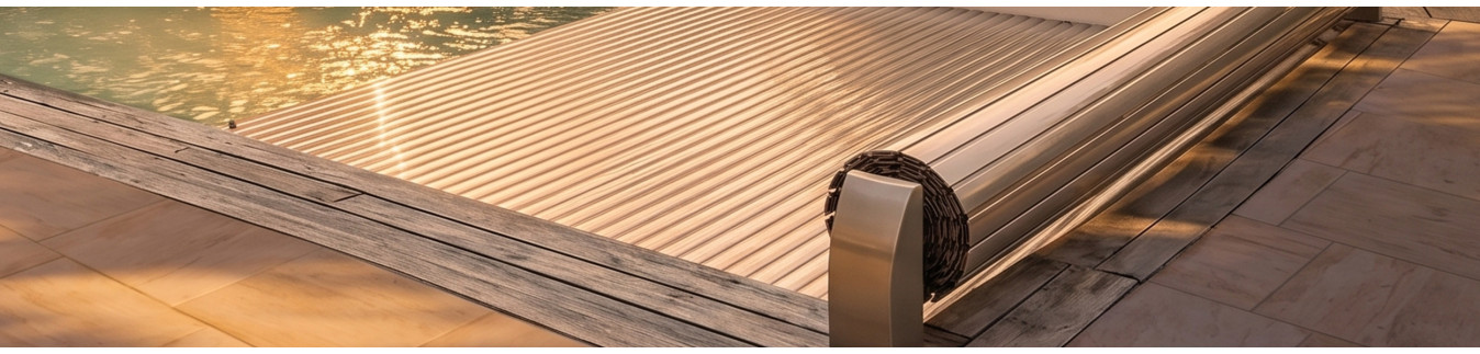 Enrouleurs pour bâche de piscine