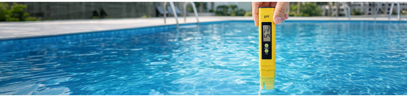 Testeur piscine électronique : pH, chlore et analyse précise de l’eau