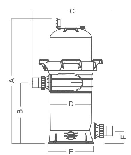 Dimension Filtre Galaxy ICF