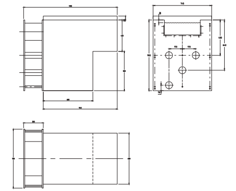 Plan-côté-mur-filtrant-FILTRINOV-GS14-miroir